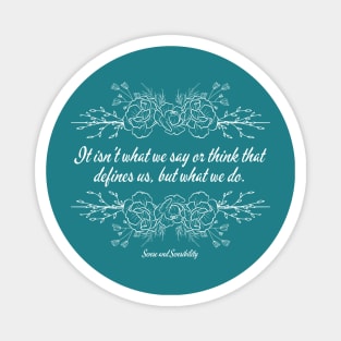 Sense and Sensibility - What We Do - Scroll Magnet